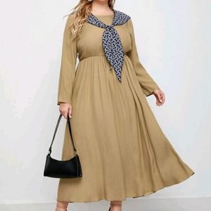 NEW Plus Sailor Collar Dress